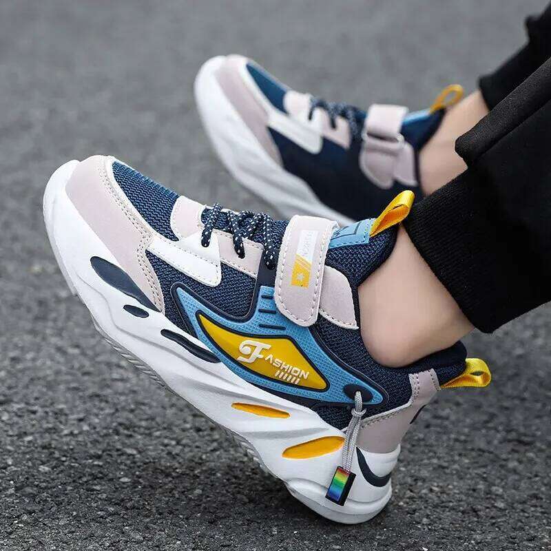 Kid Sneakers Walking Mesh Breathable Casual Sport For Boys Girl Lightweight Running Shoes 26W0224