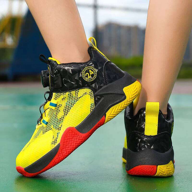 New Kids Men Shoes Street Basketball Boots Train Athletes Waterproof Luxury Boys Cushion Breathable Sports Sneakers 26W0224