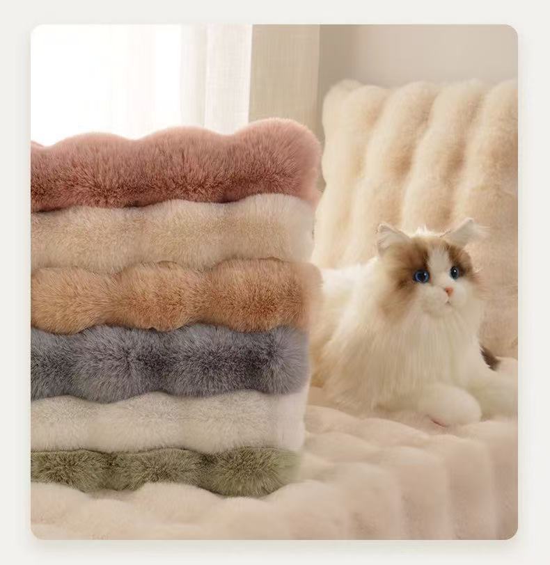Pet Mat Cat Nest Warm Sleeping Mat Plush Dog Nest Mat Thickened Warm Mat Four Seasons Warm Cat Dog Floor Mat
