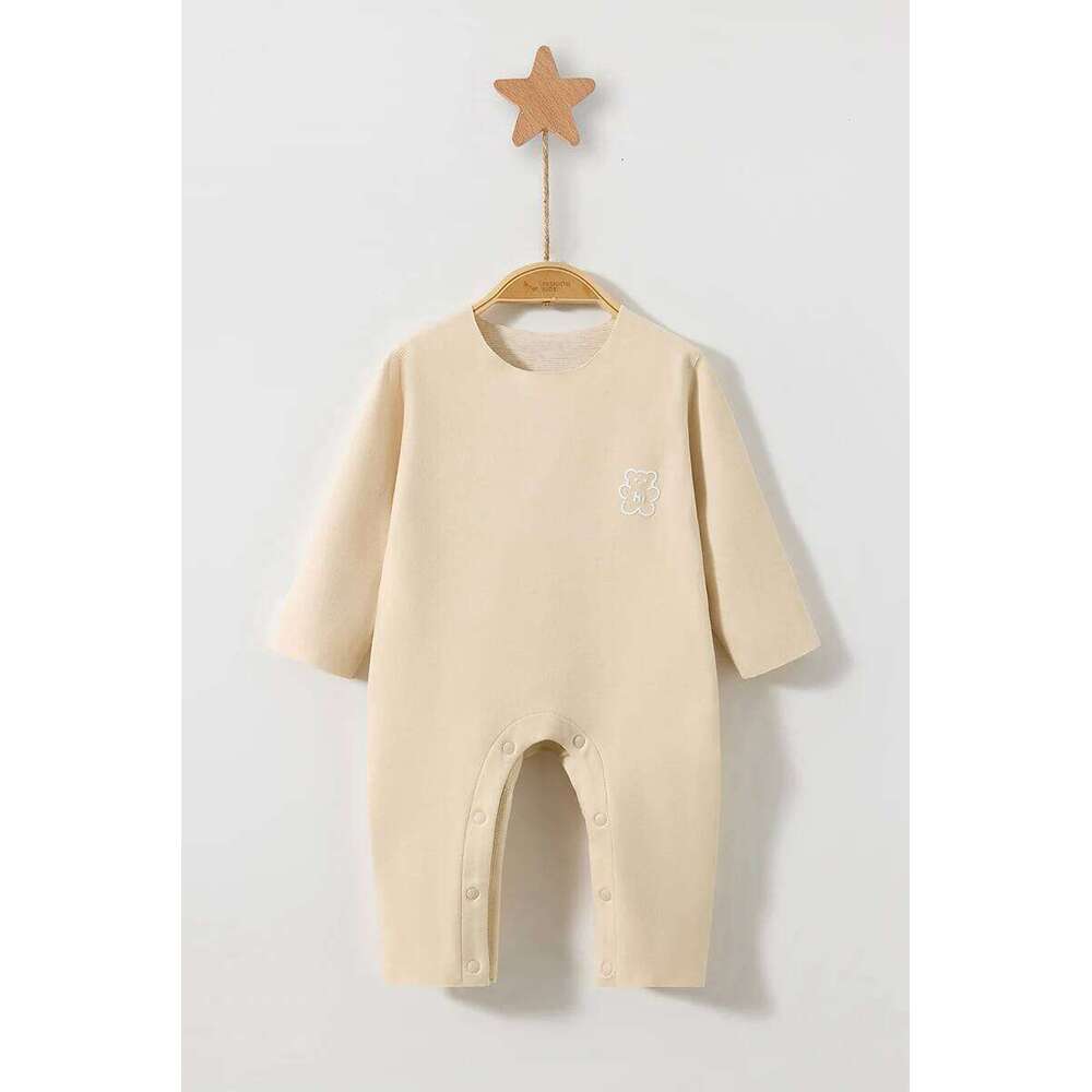 Baby Long sleeves Rompers Winter Thermal 0-18M Newborn Unisex, Spring/Autumn Infant Pajamas Warm Sleepwear Clothes Outfit 26H0224