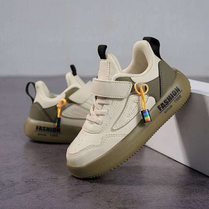 Boys Tenis Children Fashion Luxury Leather Kids Casual Sneaker Platform Sports Shoes for Boy 4 To 12 Years 26W0224