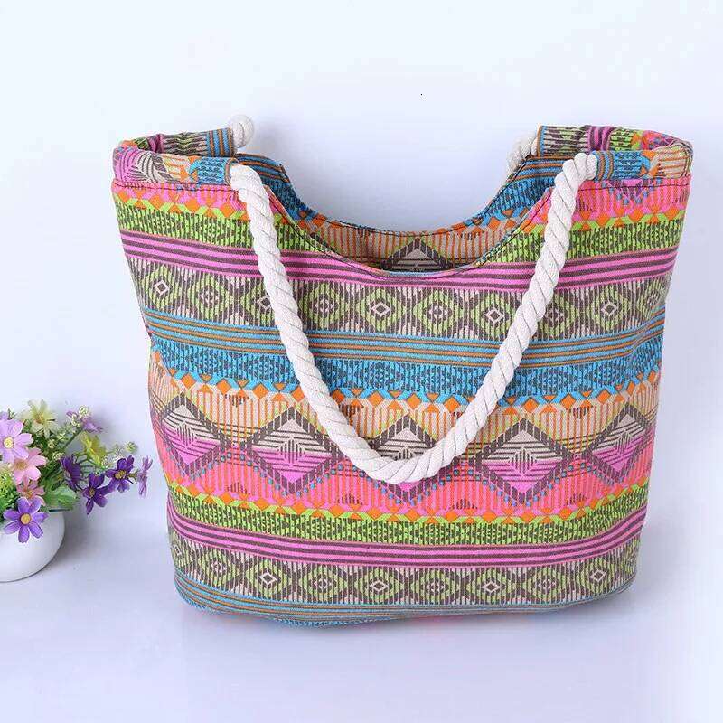 Casual Summer Beach Women Bag, Hot Sale High Quality Canvas Handbags, Fashion Shoulder Lunch Bag Z260224