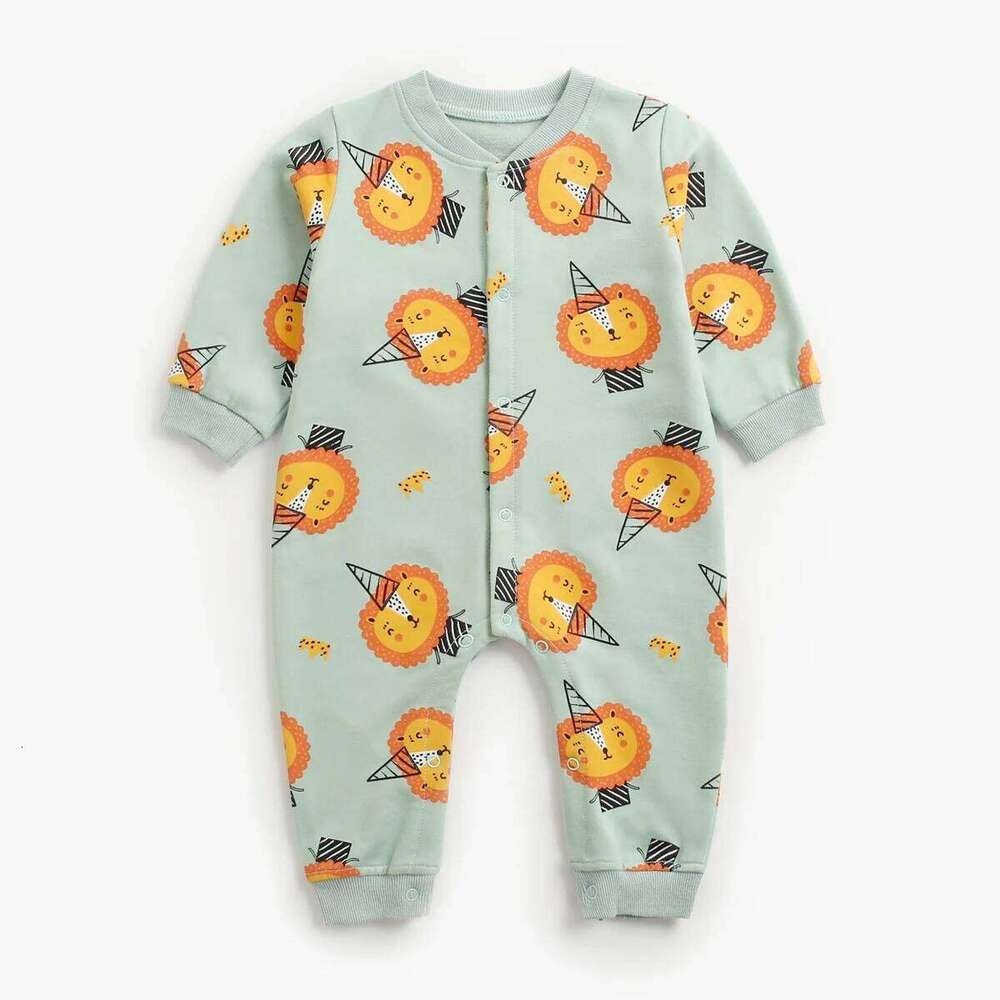 Sanlutoz Cotton Baby Rompers Long Sleeve Infants Jumpsuits Lovely Autumn Winter Toddler Clothes 26H0224