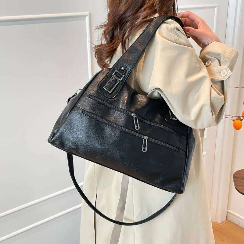 Luxury Handbags Bags High Quality Pu Leather Handbag Women Shoulder Female Crossbody Bag Sac Large Capacity Z260224