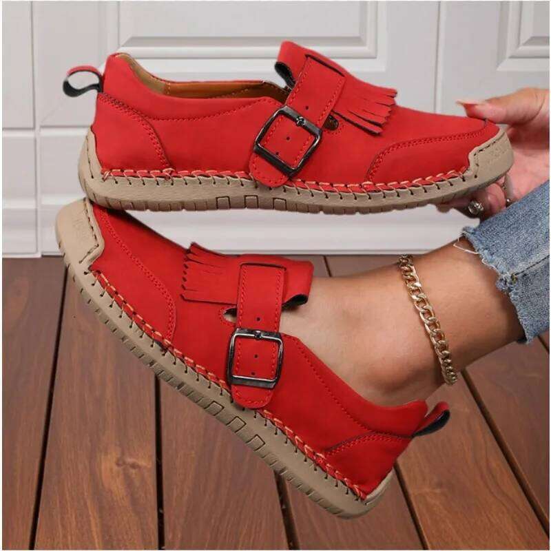 Sneakers for Women Casual Comfortable Lace Up Leather Flat Loafers New Summer Mom Slip on Shoe Mujer Zapatos Chaussure Femme