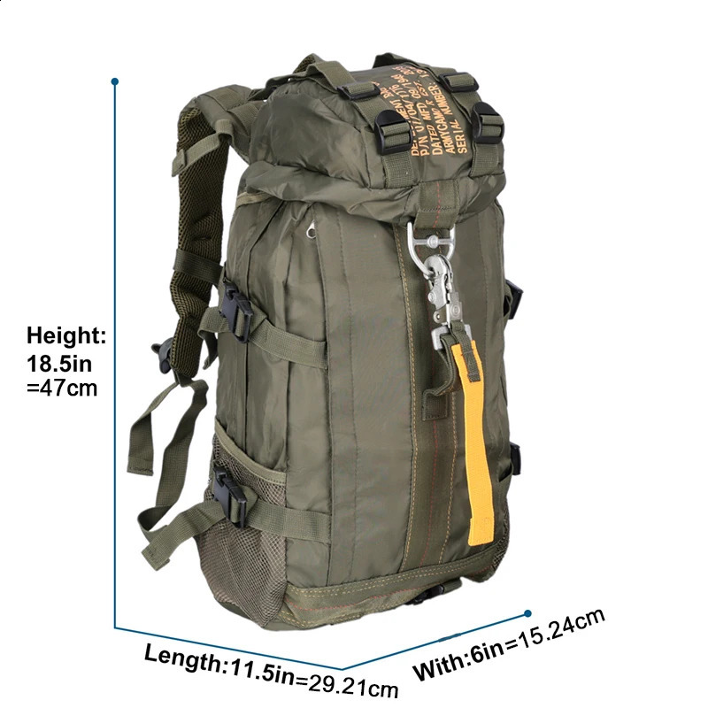 LQARMY 30L Travel Backpack Men Women Hiking Computer Laptop Backpacks School Sport Bag Nylon Outdoor Climbing Bags260128