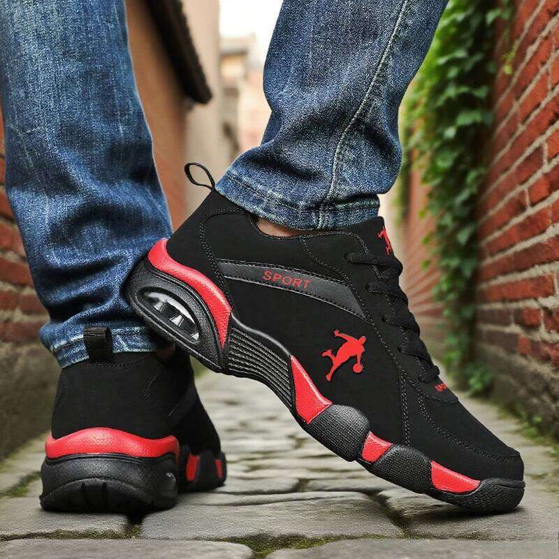 Fashionable Men's Running Lightweight Breathable Anti Slip Sneakers Lace Up Outdoor Tennis New Men Casual Basketball Shoes