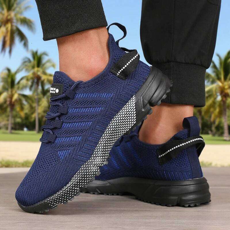 for High Quality Male Breathable Fashion Gym Casual Light Walking Sneakers Non Slip Men Shoes Tenis Masculino