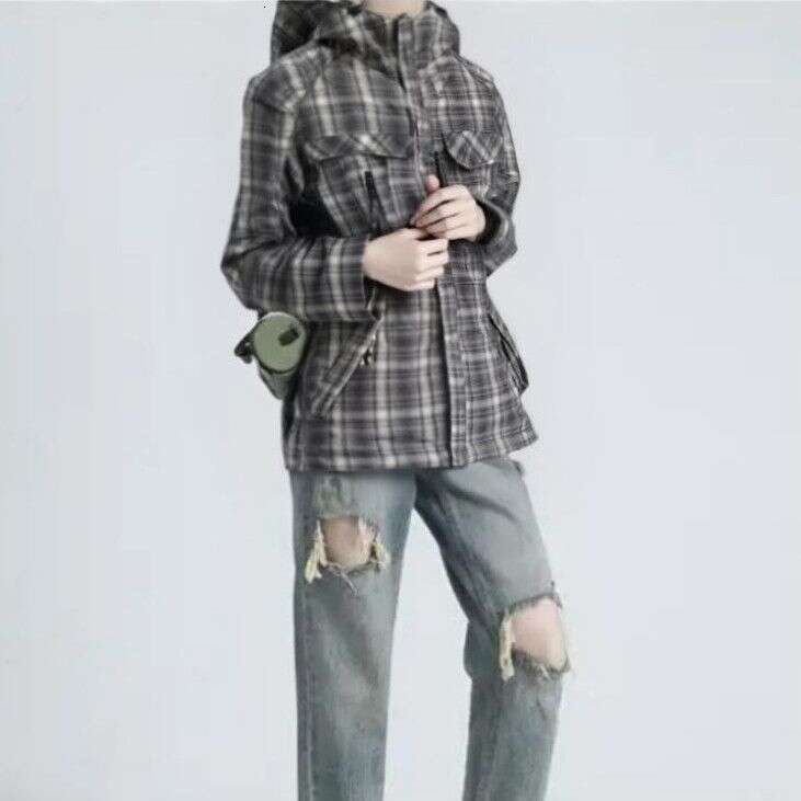 New Women's Jacket, Casual Skateboard Hooded Coat, Suitable For Both Snowboard Ski Equipment, Outdoor, Windproof, WKERSIY