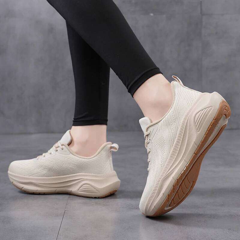 Autumn Hot Selling Lightweight Soft Womens Sports Wear-resistant Marathon Running Fashiona Daily Street Casual Shoes 26W0224