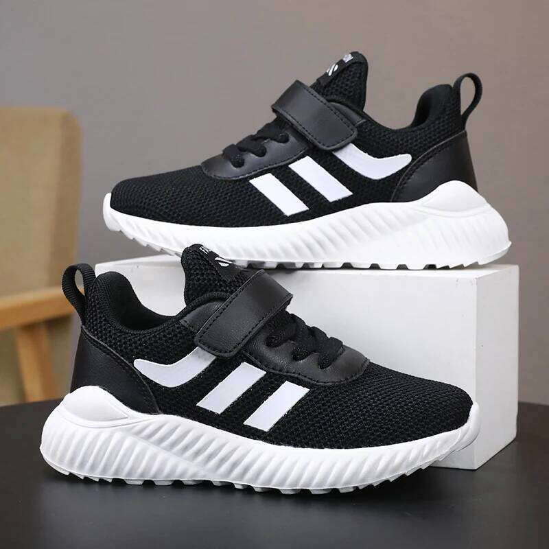 Autumn Childrens Girls Sneakers Outdoor Mesh School Running Basketball Sports Kids Casual Non-slip Luxury Boys Shoes 26W0224