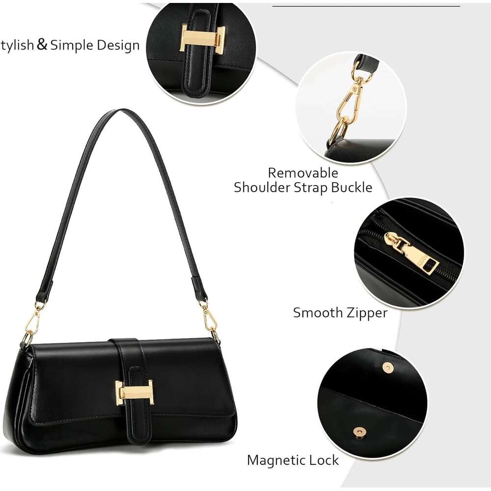 Women Colour Shoulder For Women Small Handbag Hobo Purses Retro Underarm Bag