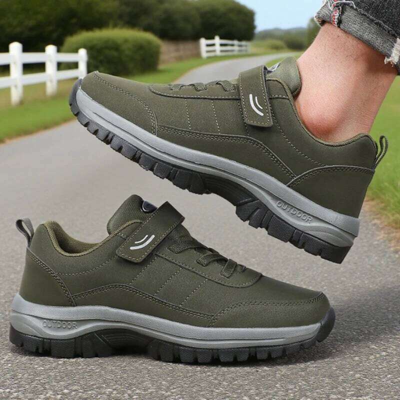 Fashion Hot Sale 2025 Men's Outdoor Hiking Shoes Non Slip Durable Breathable Comfort Walking Sneakers Designer Sapato Masculino