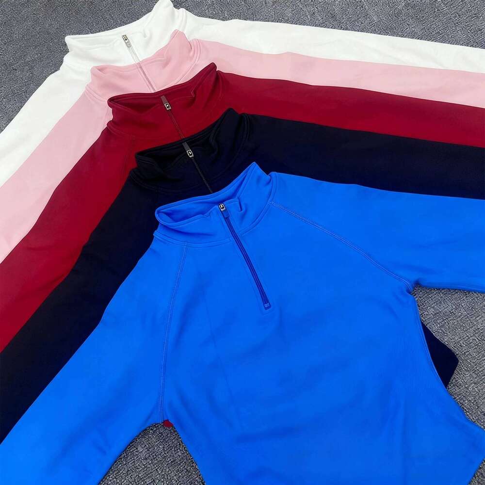 Yoga With Half Zip Shirt Women Long Sleeve Sport Tops Seamless Running Workout Coat Fitness Clothing Activewear 26Y0224