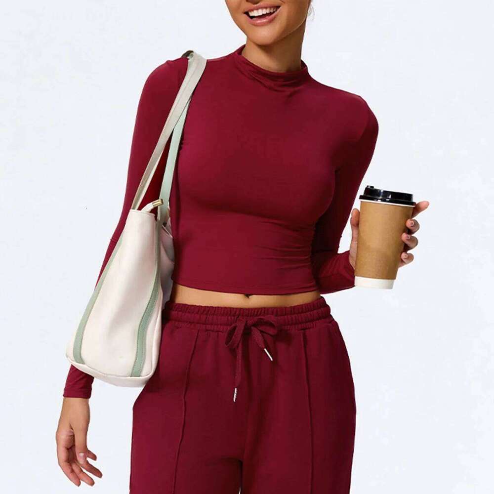 Hearuisavy Fitness Long Sleeved Sports Shirt Women Casual Lightweight Sportwear Gym Tops Breathable Quick Drying Yoga Clothing 26Y0224