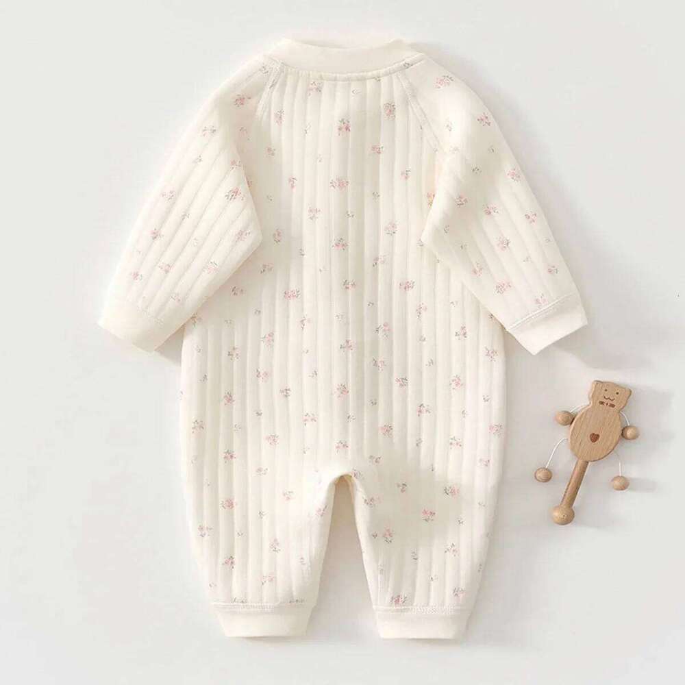 2026 New Cotton Newborn Romper Infant Comfortable Jumpsuit Full Printed Baby Onesie Bodysuit Breathable Outfit 26H0224