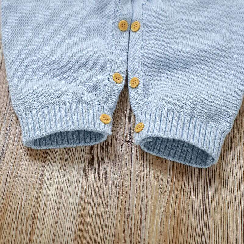 Baby Boys Rompers Winter Turtle Neck Long Sleeve Knit Newborn Infantil Cotton Jumpsuits 0-18m Toddler Outfits Costumes 26Y0224