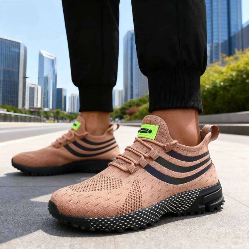 Mesh Running Shoes Comfortable Breathable Vulcanized Lightweight Non Slip Flat Designer Sneakers Casual Outdoor Men's Shoe