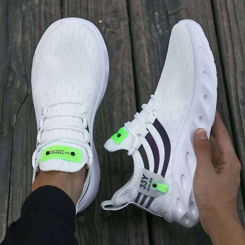 Unisex Breathable Couple Running Fashion Lightweight Walking Mesh Sports 2025 Gym Vulcanized Shoes Female Footwear