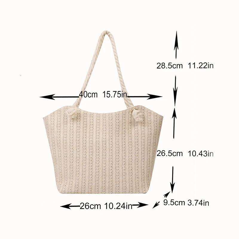 Luxury Design Women Raffia Large Capacity Tote Handbag Summer Beach Vacation Bohemian Shoulder Bag Z260224