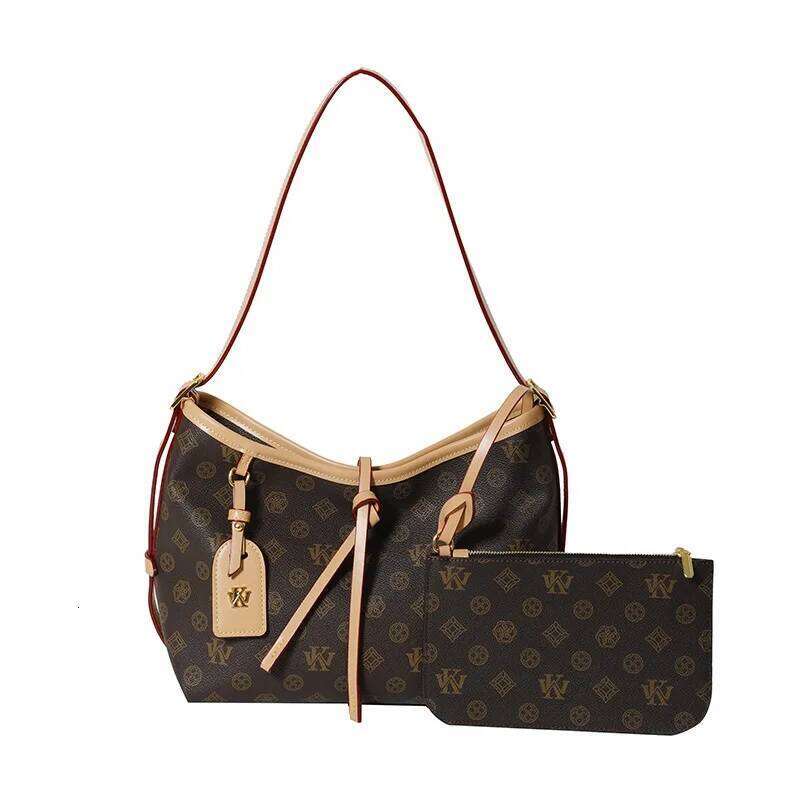 Inspired Retro Crossbody Bag Vintage Square Satchel Textured Leather Large Capacity Shopper With Logo Z260224