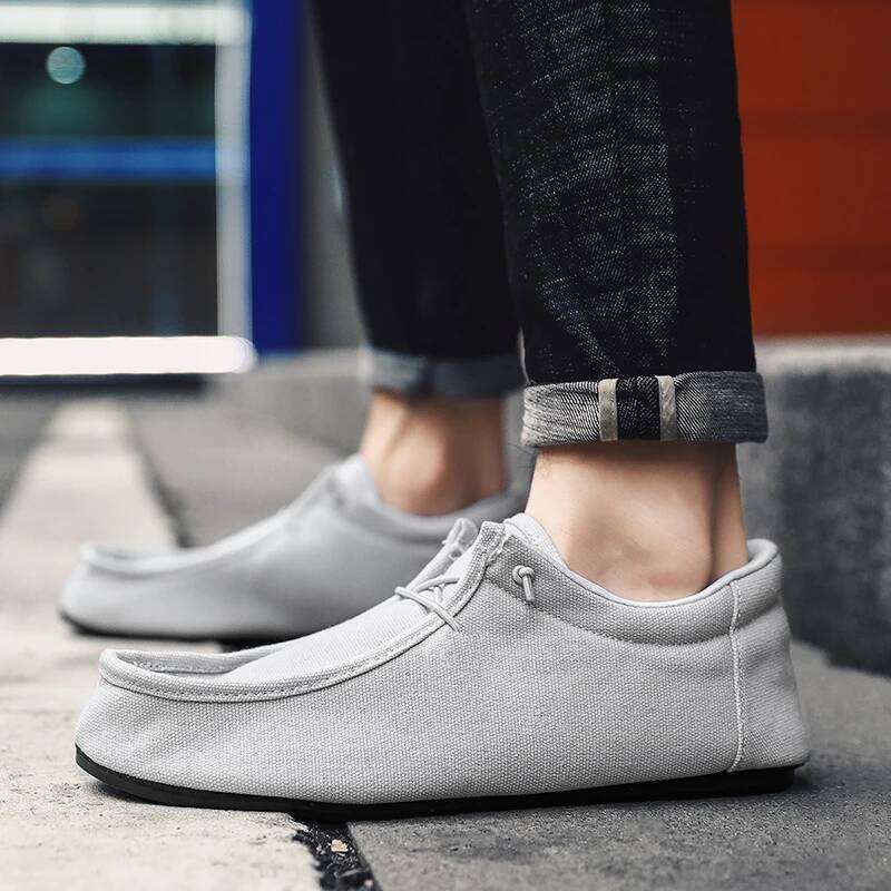 MAEDEF Men's Canvas Flats Shoe Male Summer Casual for Man High Quality Couple 2024 Walking Driving Mens Shoes