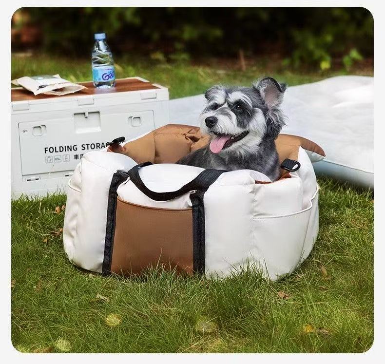 Pet outdoor car kennel car out bag dog safety seat car cushion car seat artifact - view 4
