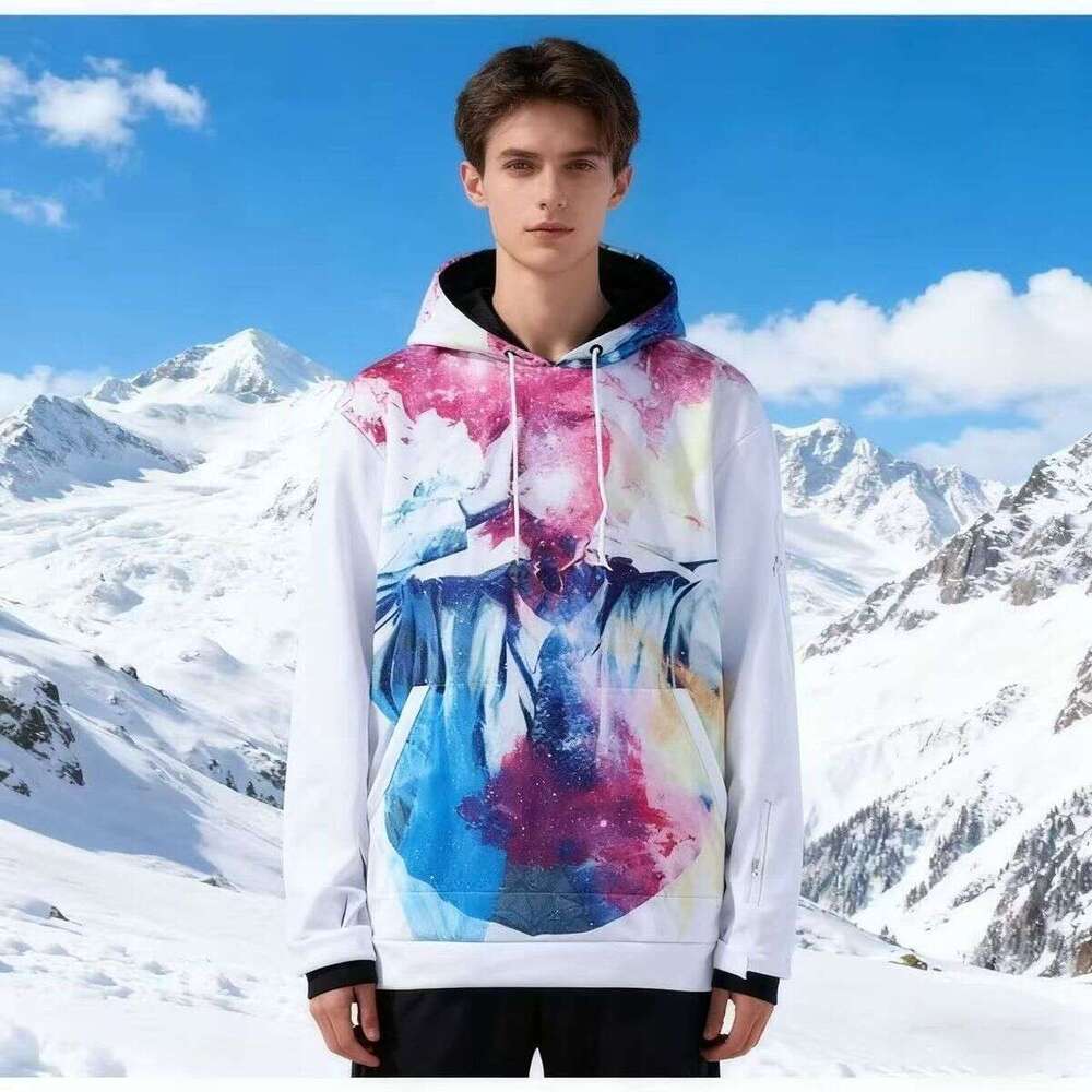 Ski Suit Men Women, Suitable Both Snowboard Ski, New Winter Pullover, Windproof Waterproof, For Outdoor Cycling, Mountaineering, And WKERSIY