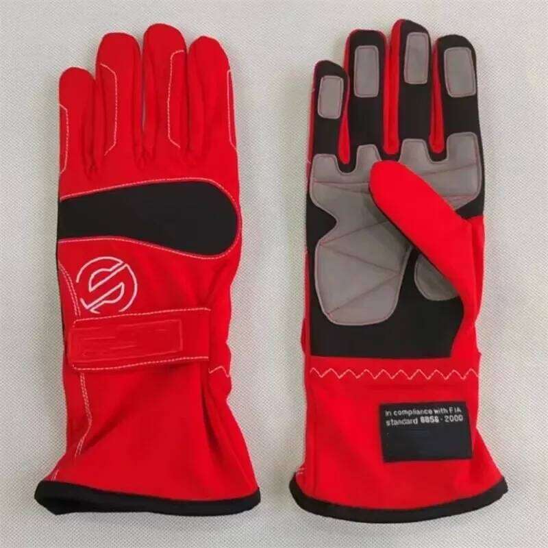 High-Grip SPCO Logo Racing - Professional Drifting Car Motorcycle Kart Driving Sports Hand Gloves for Competition 26H0224