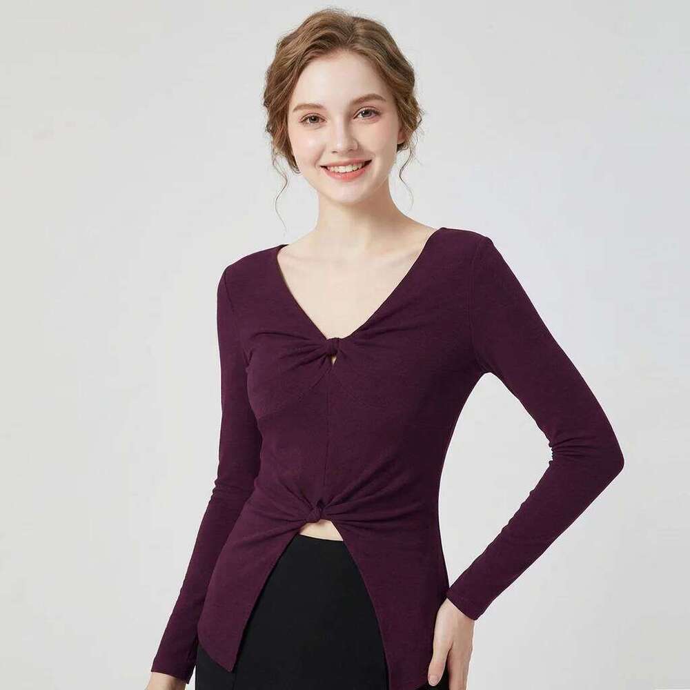 Women's Yoga Light Thin Breathable Long Sleeve Fitness Pilates Sports T-shirt Workout Top Female Gym Shirt 26Y0224