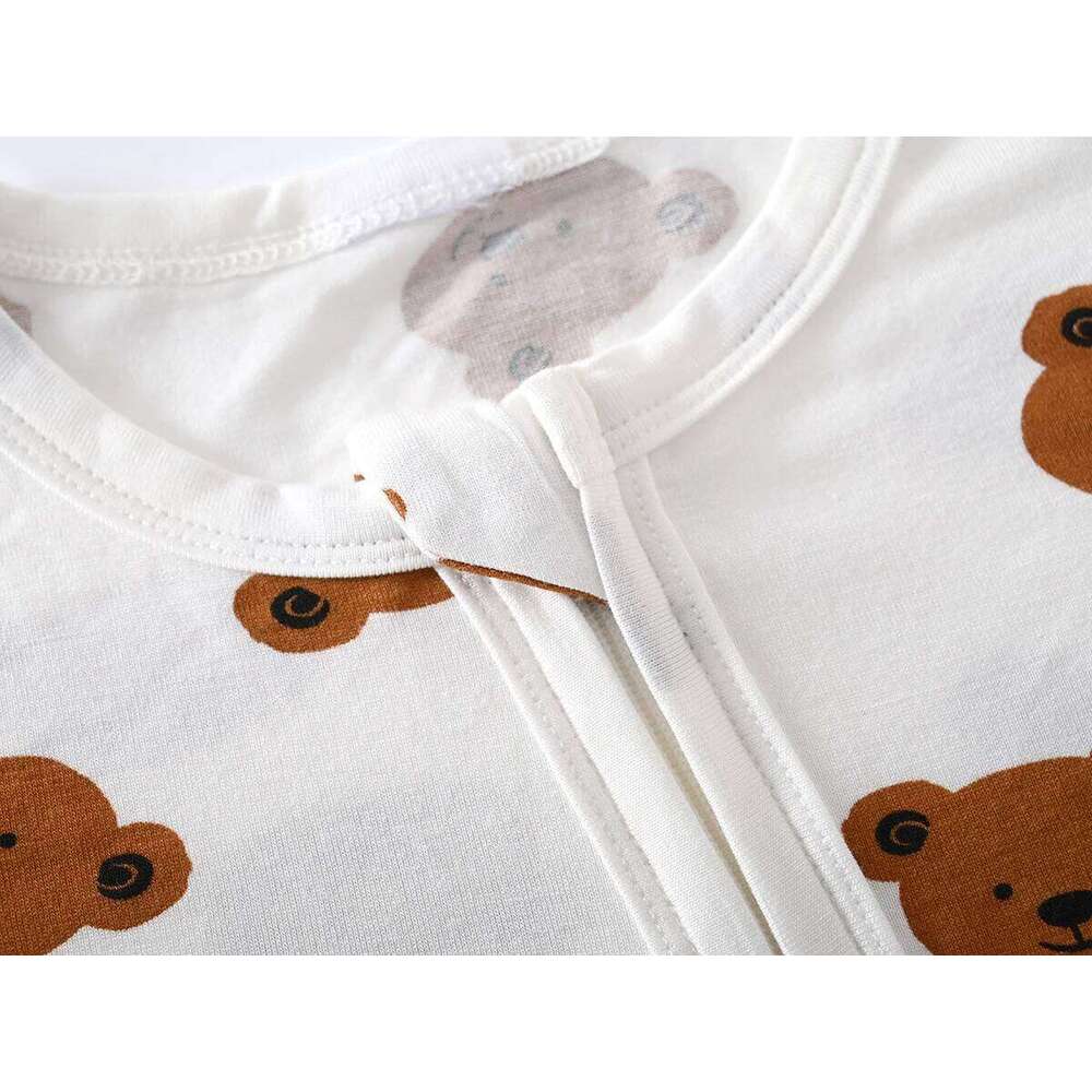 Somenie Unisex Long Sleeve Onesie with Zip Boys Girls Foldable Romper Infant Baby Jumpsuit Outdoor Wear 1-3-6-9M 26H0224