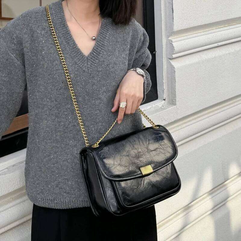 Luxury Handbags Female Crossbody Tofu Small Square Shoulder Bag Women Bags New Fashion Genuine Cowhide Leather Satchel