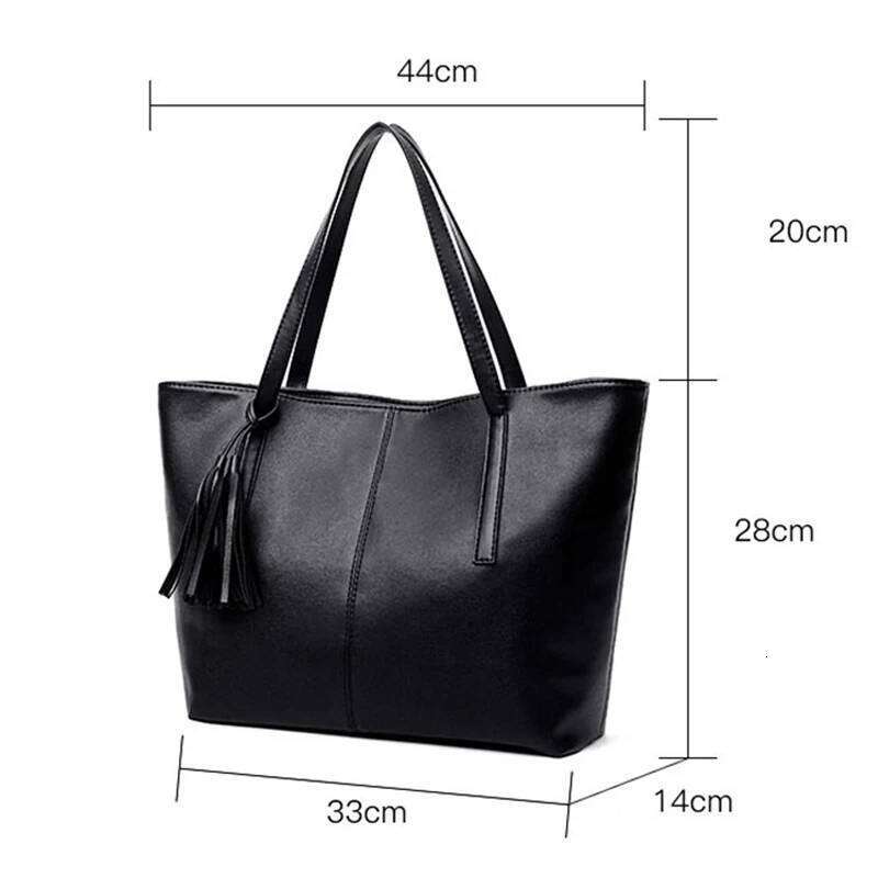 Ladies Large Capacity Handbags Women Retro Tassel Design Tote Luxury Brand PU Leather Shoulder Bag Female Top Handle Sac A Main Z260224