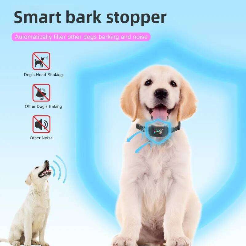 Color Screen Anti-Barking Device Dog Trainer Automatic Voice Control Anti-Dog Barking Pet Training Supplies Bamubi