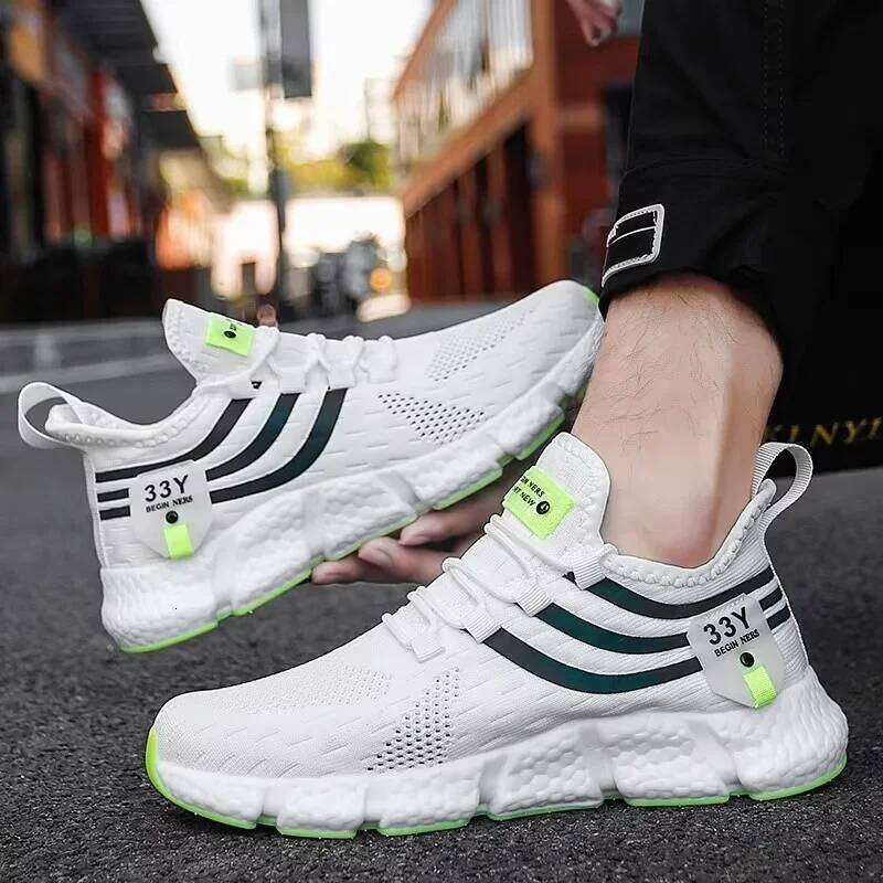 Sports Shoes for Men Anti Slip Breathable Platform Running Training Shoe Fashion Outdoor Lightweight Comfort Walking Sneakers