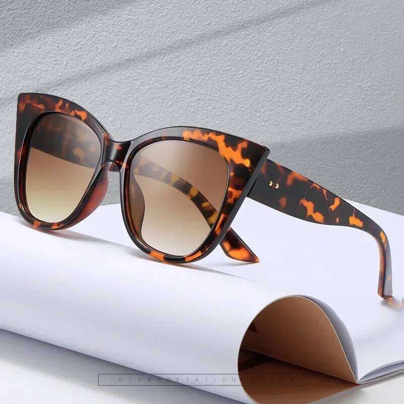 Fashion Cat Eye Sunglasses Women Brand Designer Vintage Sun Glasses Female 2025 Lady Retro Shades Oculos De Sol UV400 26W0224