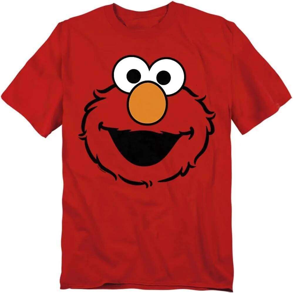 Womens Sesame Street Full Face Costume Unisex Adult T Shirt Collection Cartoon Character, Soft Stretchy Fabric C260224