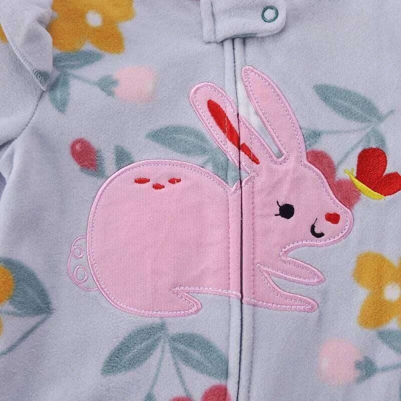 Newborn Infant Boy Girl Romper Spring Autumn Polar Fleece Long-Sleeve Jumpsuit Warm Toddler Baby Clothes For a 0-12 Months 26Y0224