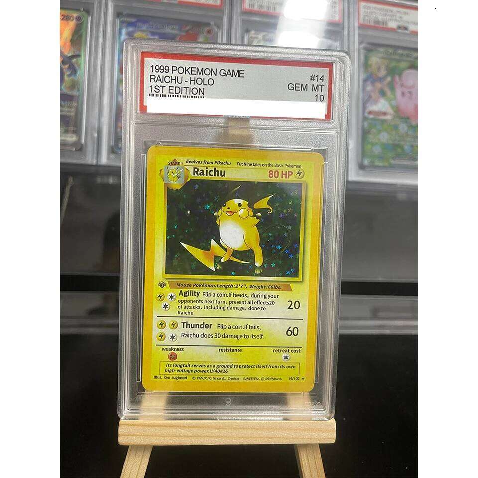 POKEMON English GAME 1ST EDITION MEWTWO CHARIZARD GYARADOS BLASTOISE HOLO Grade Gem Mint 10 Collection Card w260224