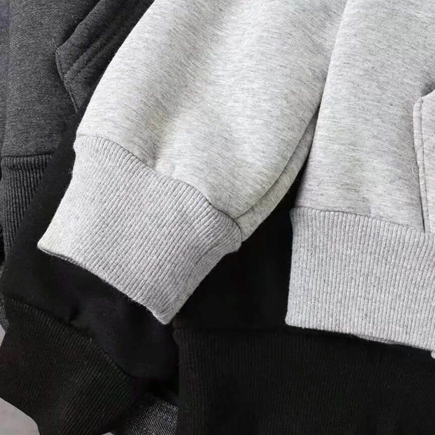 Mardi Hefxessdr Eleant Women Chic Hoodies Fashion Autumn Winter Fleece Lon Sleeve Solid Color Hooded Top Casual Office Lady Zipper Sweatshirts