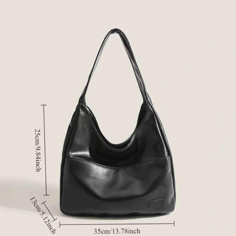 Women's Retro Large Capacity Shoulder Armpit Bag Trendy Spring/Summer Versatile Commuter Crossbody Tote for Everyday Use Z260224