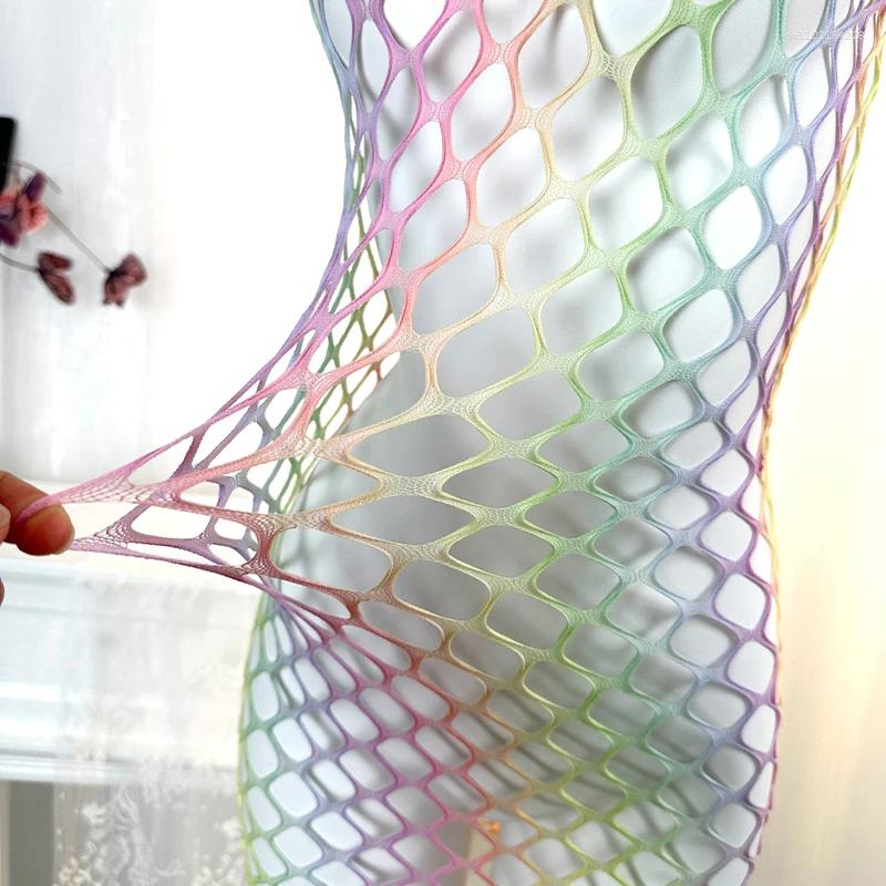 Women Sexy Lingerie Fishnet Cover Up For Valentine's Day Without Bikini Hollow Ut Bodycon Dress CT017