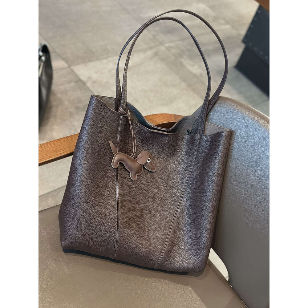 Luxury Shoulder Bags Totes Hobo Top Layer Cowhide Tote Lazy Shopping Model Large Capacity Single Casual Genuine Leather Mother Daughter Bag SENYY