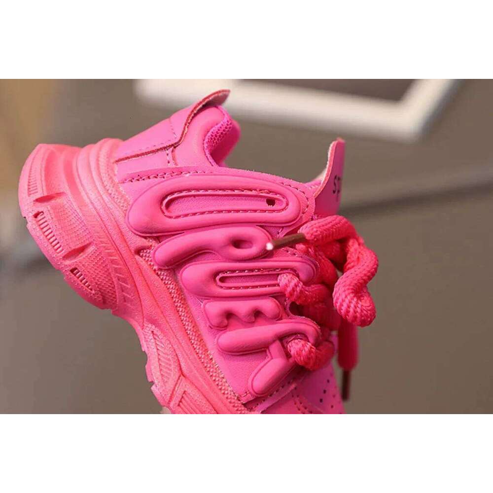 Children Fashion Sports Boys Girls Soft Bottom Non Slip Running Walking Shoes Kids Student Casual Breathable Sneakers 26W0224