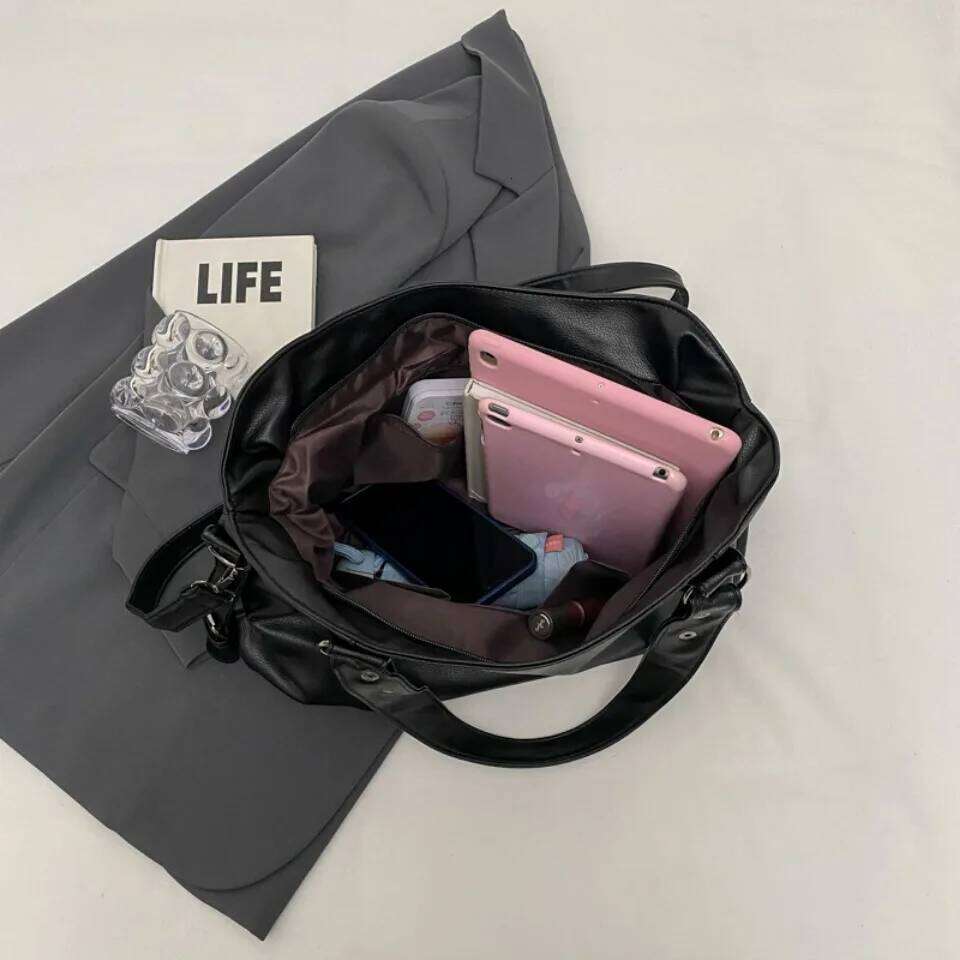 Female Handbag Large Capacity Shoulder Big Stylsih Casual Tote Bag Ladies A4 Soft Leather Crossbody Bags Business Sac Z260224