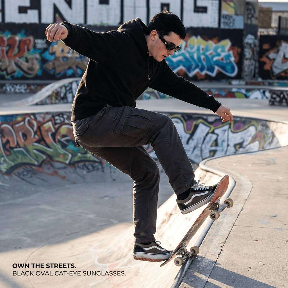 YEZIXIN Women's Polarized Retro Oval Sunglasses UV400 Small Frame Summer Beach Outdoor Fashion Sun Glasses 26W0224