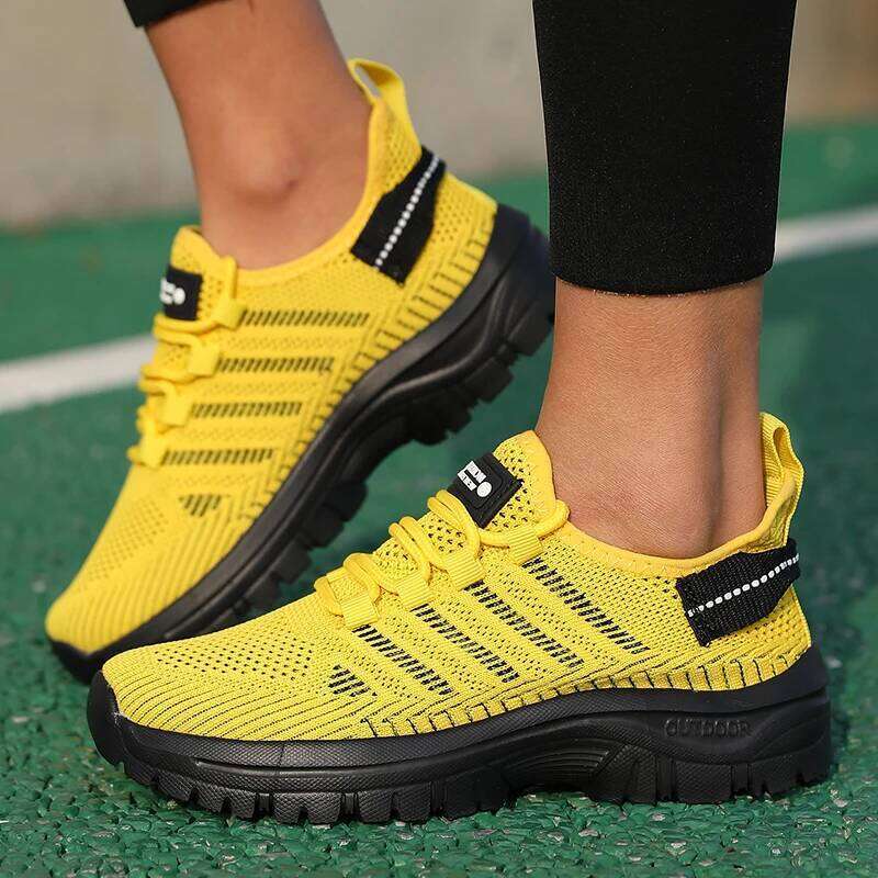 Women's Casual Running Breathable Mesh Outdoor Tennis Gym Training Lightweight Comfortable Sports Walking Shoes