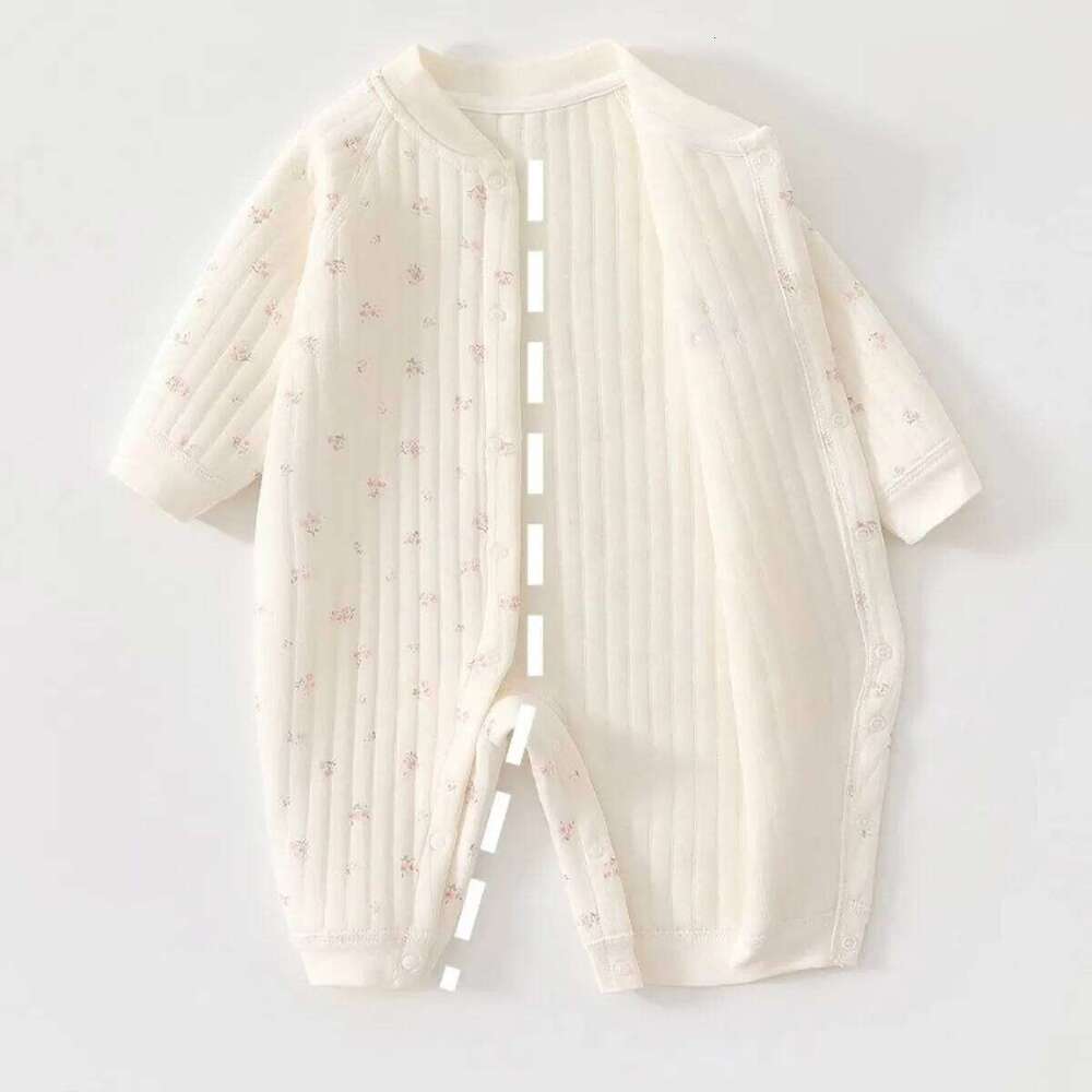 AYNIGIELL Autumn and Winter Newborn Jumpsuit, High-quality Pure Cotton Girl Clothing 0-18 Month Baby Boy Outdoor Wear 26H0224