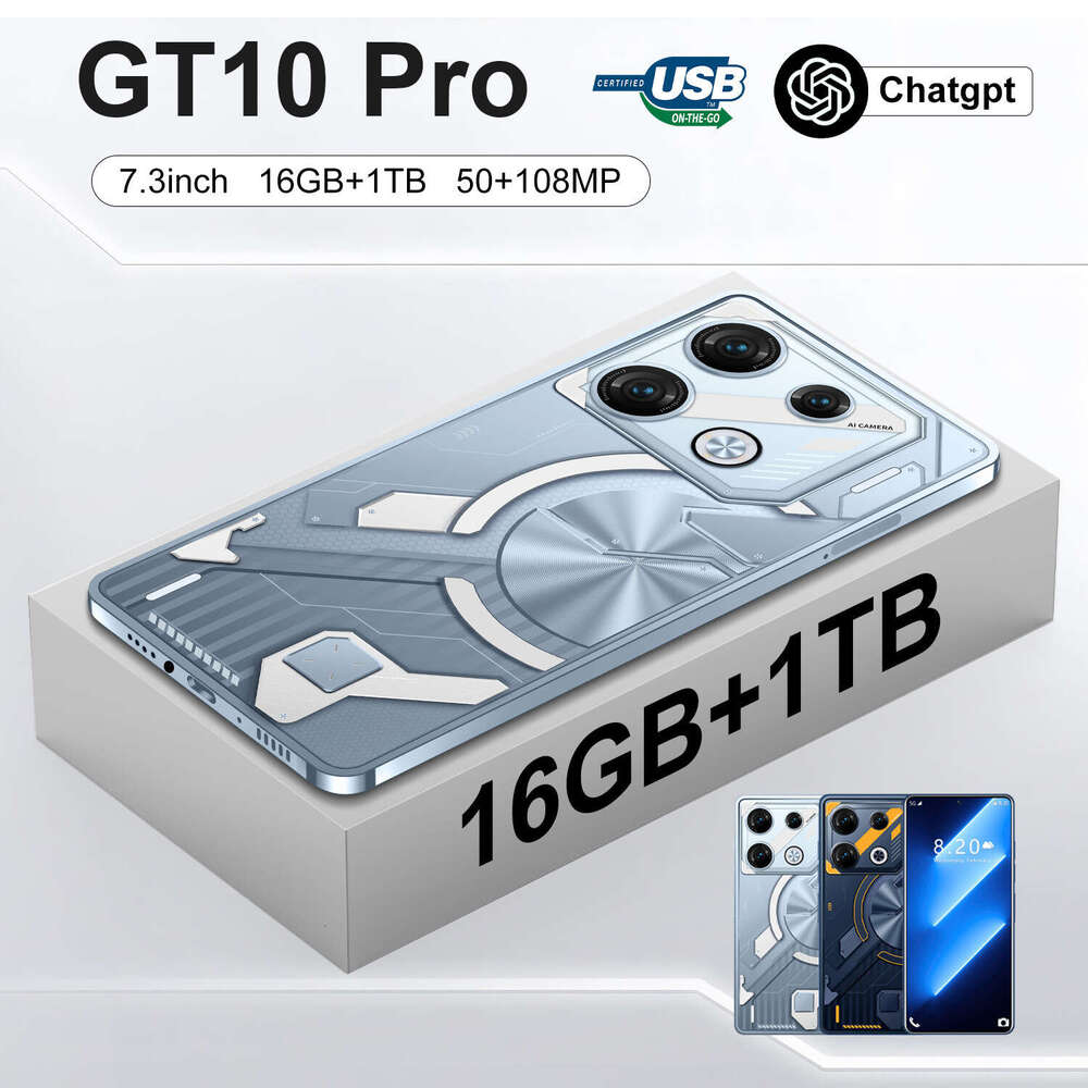 Famous Brand Cross Border Exclusive Smartphone GT Pro Android Inch Large Screen T Factory Price Hot Sale CKS