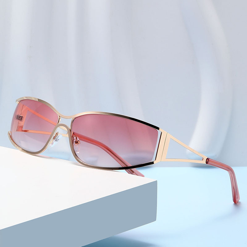 Cool irregular Sunglasses European And American Y2k Hollow Sunglasses New Retro Personality Street Fashion